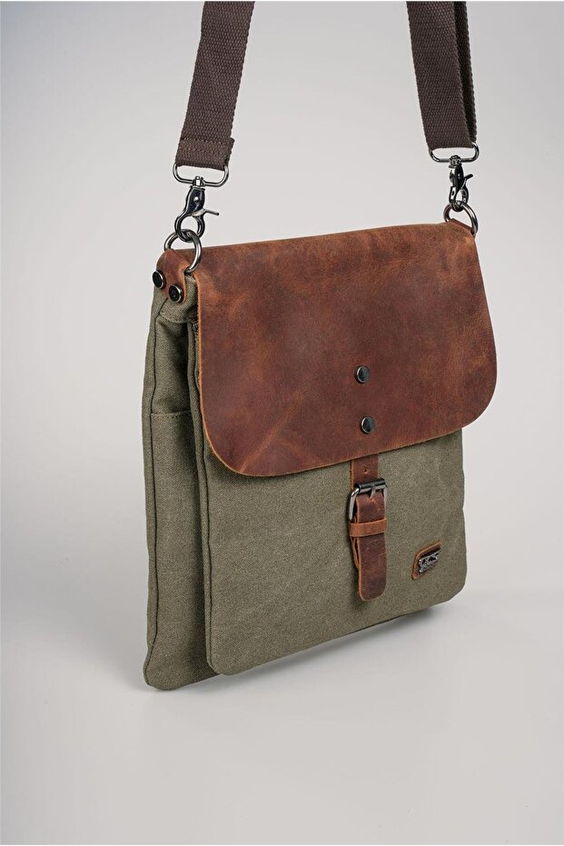 31350 Kanvas Postacı Çantası - 6