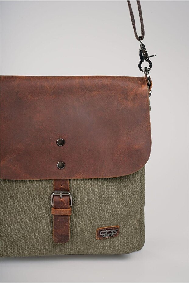 31350 Kanvas Postacı Çantası - 5