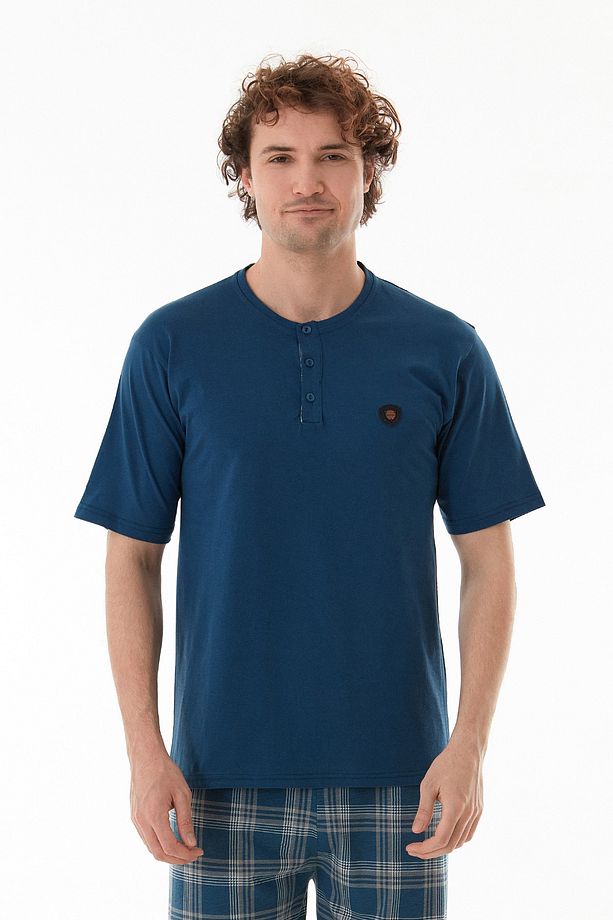 Ekose Desenli Pijama Takımı - 2
