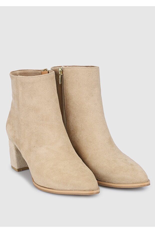 Bej Kadın Bootie - 2