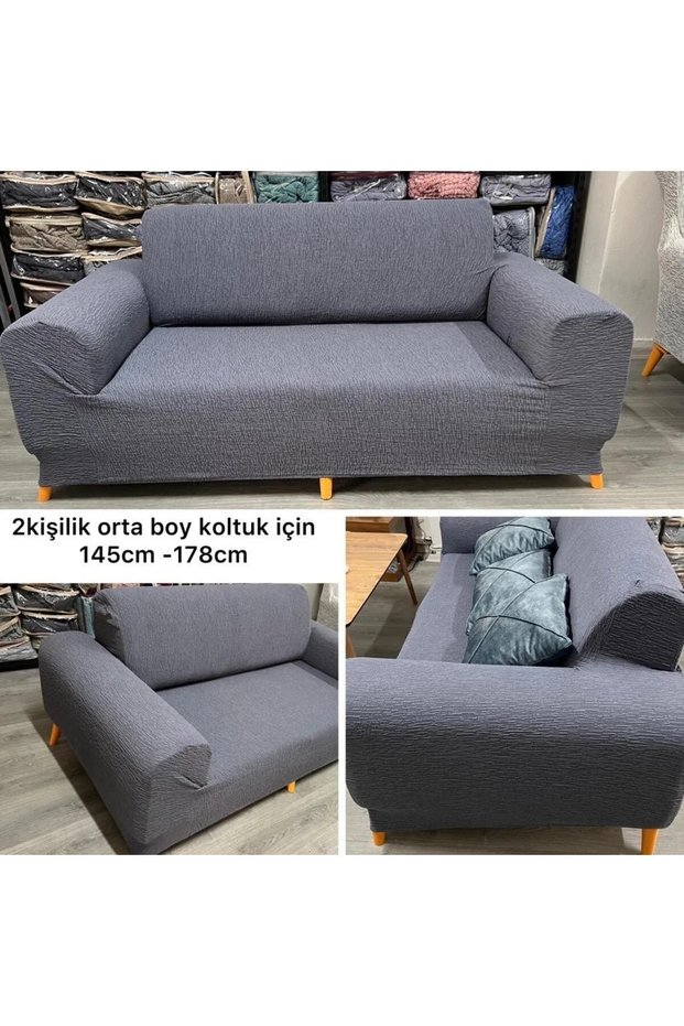 Jacquard 2-Person Medium Size Sofa Cover, Sofa Bed Sofa Cover (PRODUCT PRICE FOR 1 PIECE)