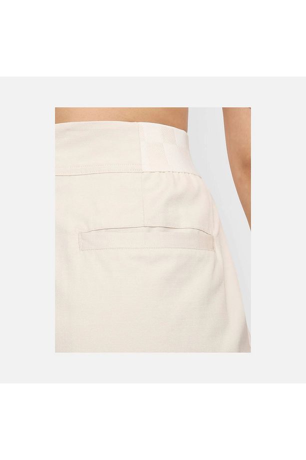 NSW Collection 3" Trouser Short yüksek bel %100 pamuklu Kadın bej pantalon şort FN2167-104 - 6