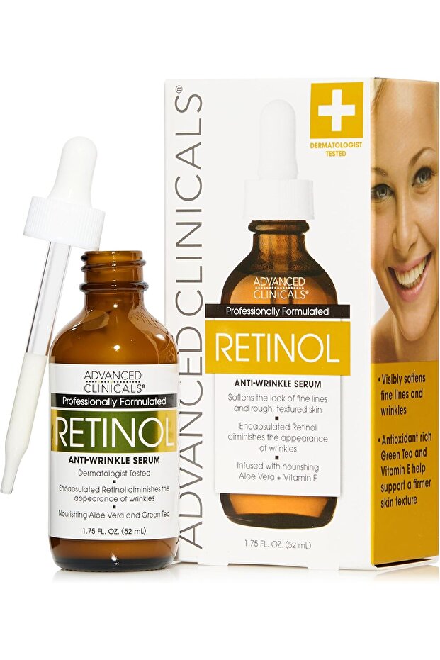 Professional Strength Retinol Serum, Anti-Aging, Wrinkle Reduction, 1.75 oz from Advanced Clinicals,