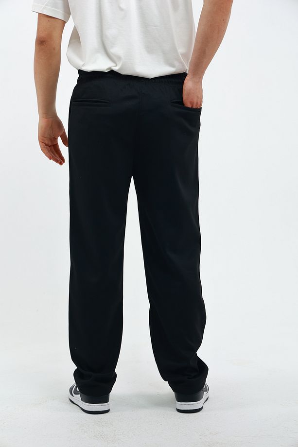 Loose Erkek Baggy Bol Kesim Pike Arka Cepli Pantolon, Rahat Kesim Klasik Bol Paça Baggy Pantolon - 7