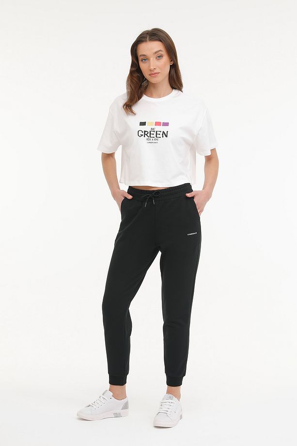 W-CT133 BASIC JOGGER 4FX Siyah Kadın Eşofman Altı - 3