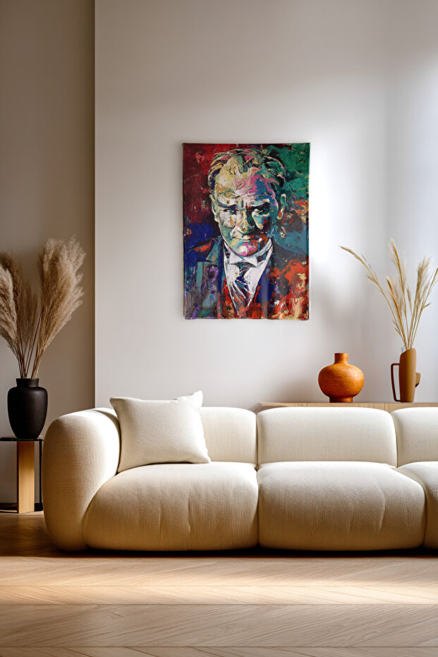 Mustafa Kemal Atatürk Duvar Halısı Duvar Örtüsü - 3