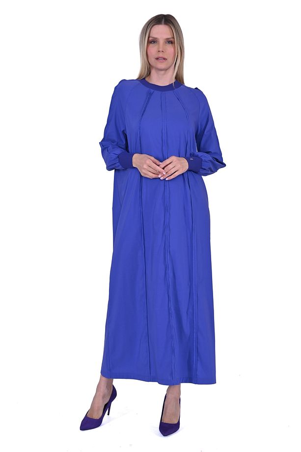 İNVEE 6936 Morcivert Modal Elbise - 2