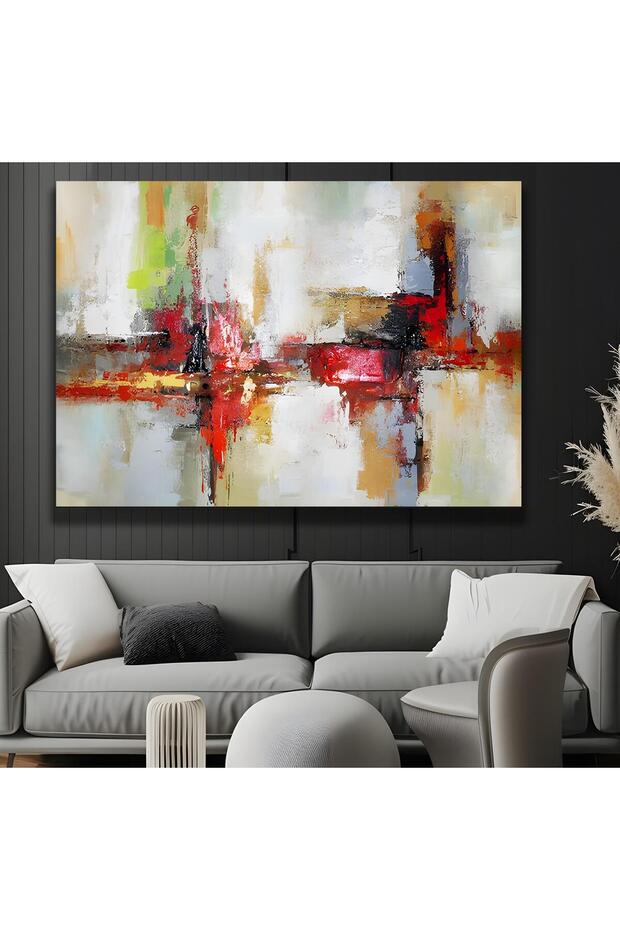 Abstract Pattern Canvas Painting