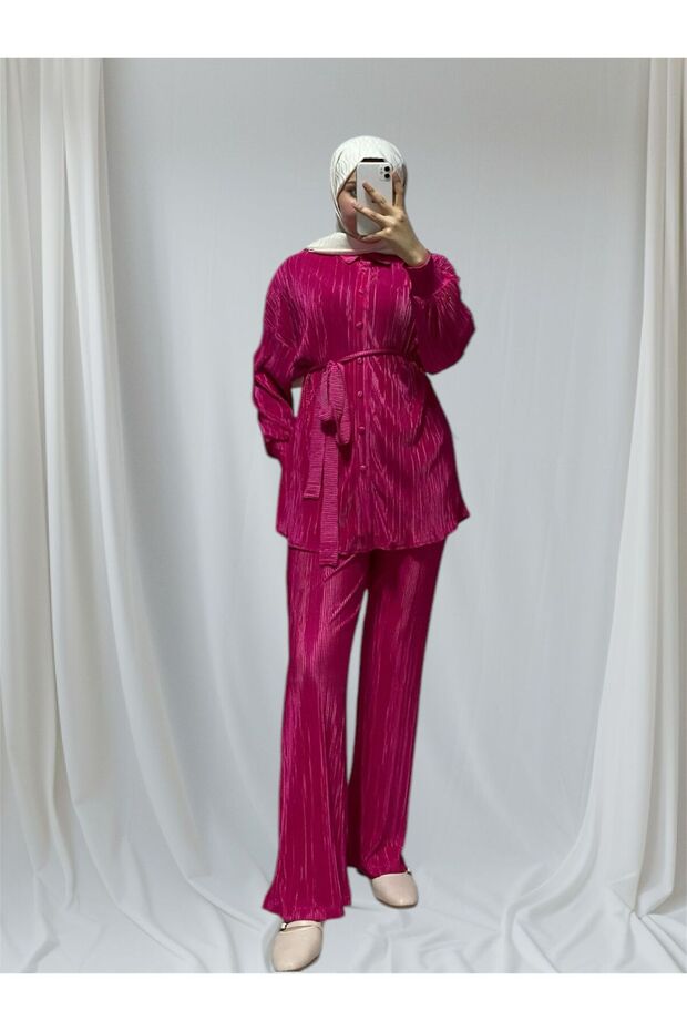 piliseli gömlek takım - 3