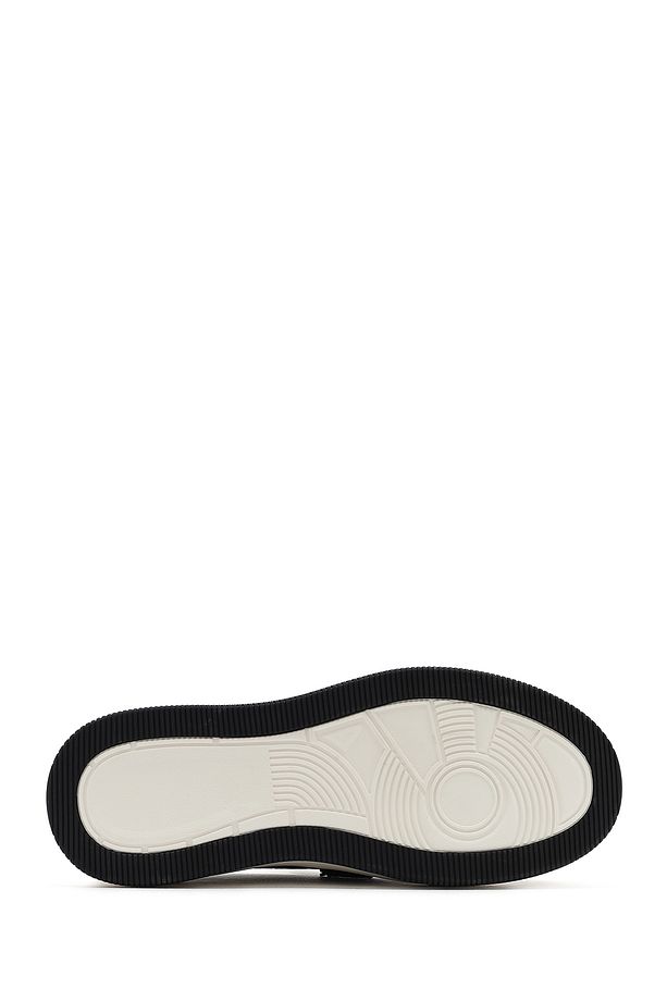 Erkek Siyah Kalın Tabanlı Deri Casual Loafer 25SFD650118 - 4