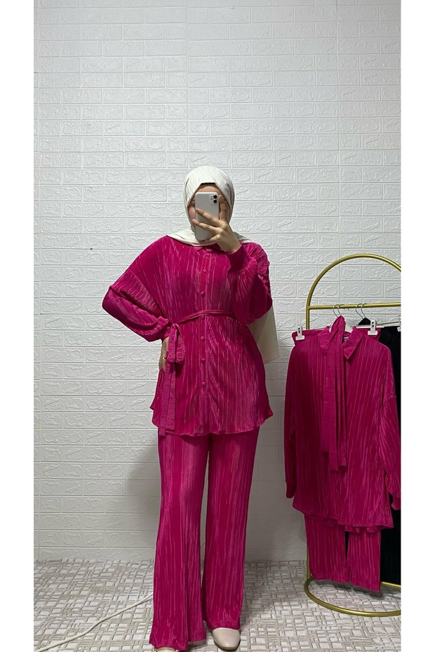 piliseli gömlek takım - 2