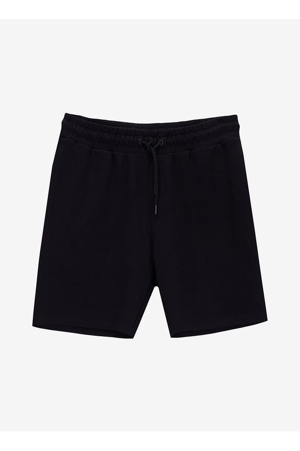 Sweat Şort, S, Siyah - 6