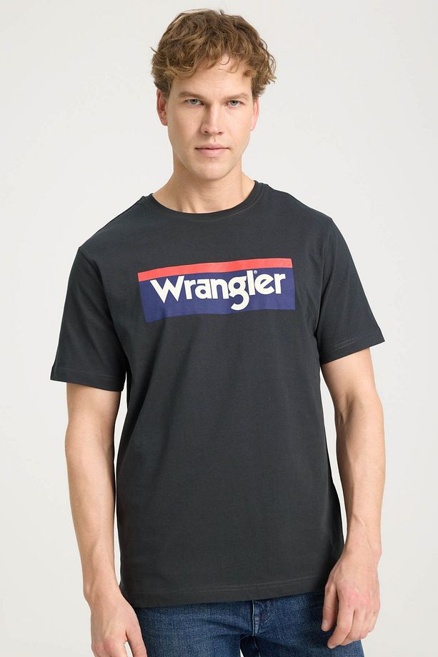 Lightweight Ss 3color Log Siyah Erkek Kısa Kol T-shirt - 1