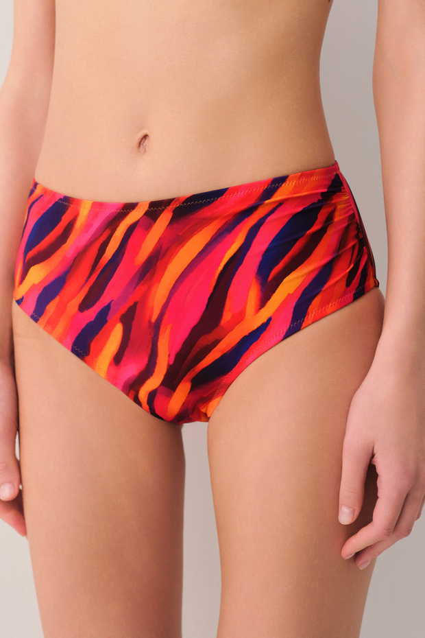 Flame Yanı Drapeli Bikini Altı - 1