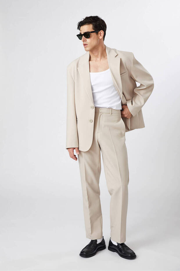 Straight Cut Pantolon - 1