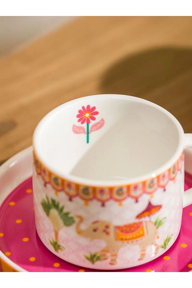LCW HOME Karışık Baskılı 2 Kişilik Porselen Kahve Fincan Takımı 90 ml - 3