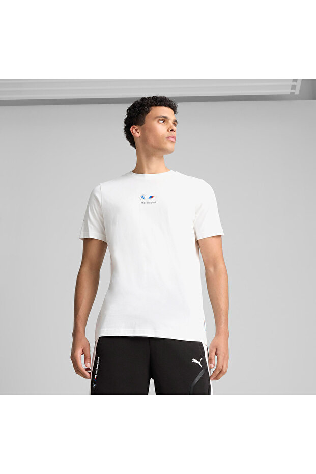 Bmw Mms Erkek Beyaz Günlük Stil T-Shirt 63073502
