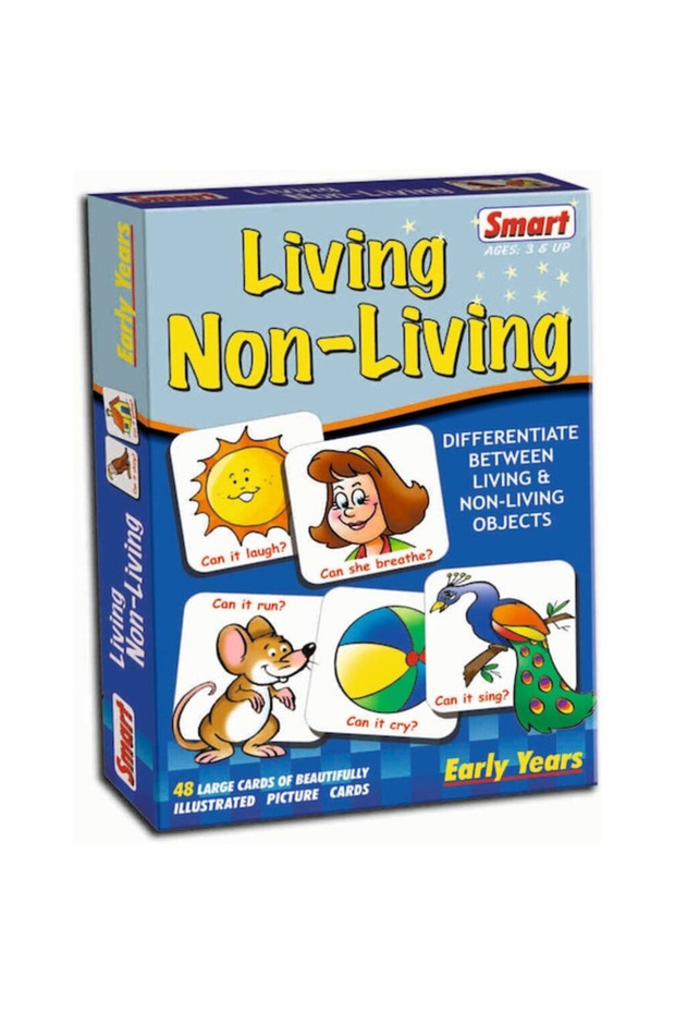Early Years Living/Non-Living Things Mix & Match Puzzle 48 Pieces for Kids 4+