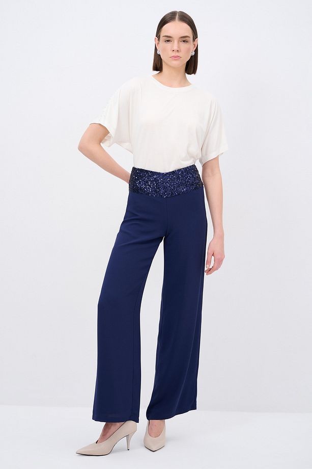 Payet Detaylı Pantolon - 3