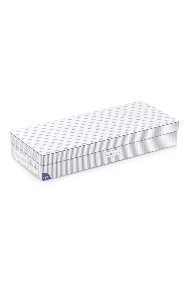 LCW HOME Mavi Baskılı 2 Kişilik Porselen Kahve Fincan Takımı 90 ml - 6