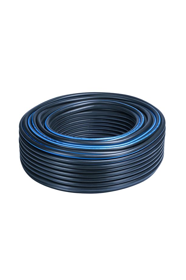 Dayanıklı 15 Metre 3 Katlı Sağlam Termo Kauçuklu Bahçe Su Hortumu Sulama Yıkama Hortum 12.5 mm 1/2" - 5