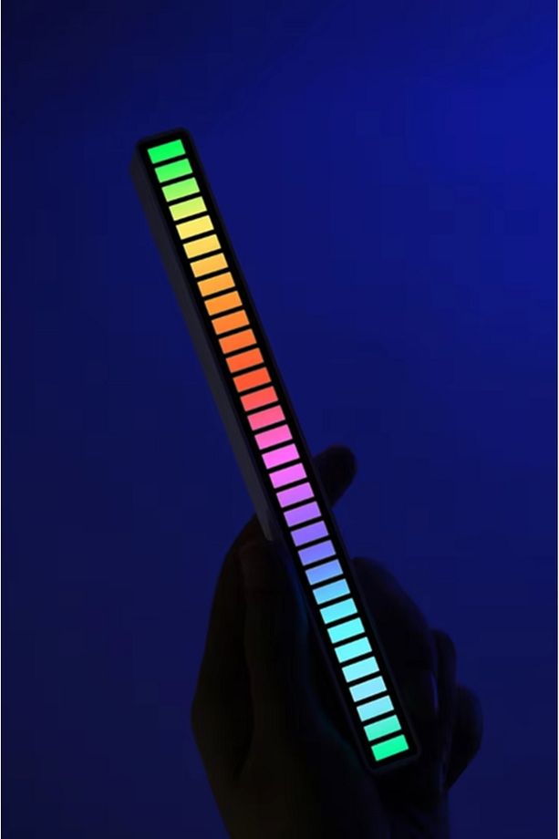 Rgb Çubuk Sese Duyarlı Ekolayzer (ŞARJLI-TAŞINABİLİR) Siyah - 7
