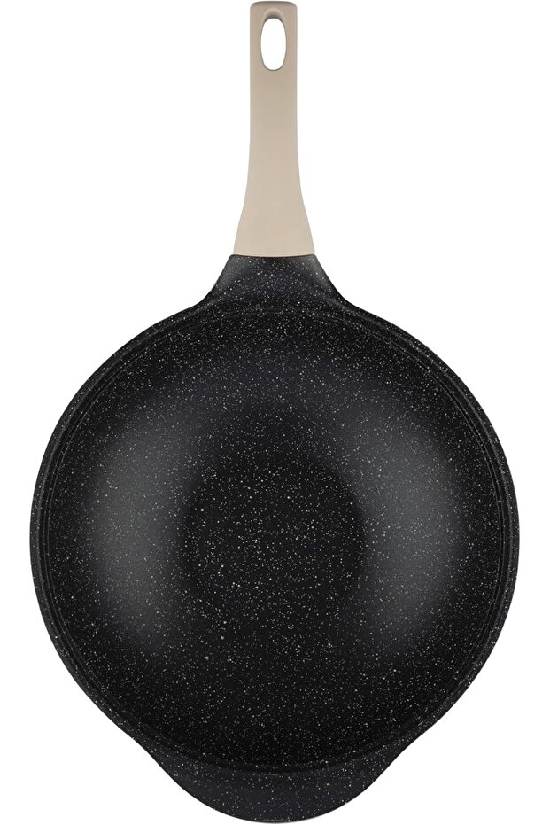 AMERCOOK ALFETTA طاوة عميقة بغطاء 32سم أبيض - 5