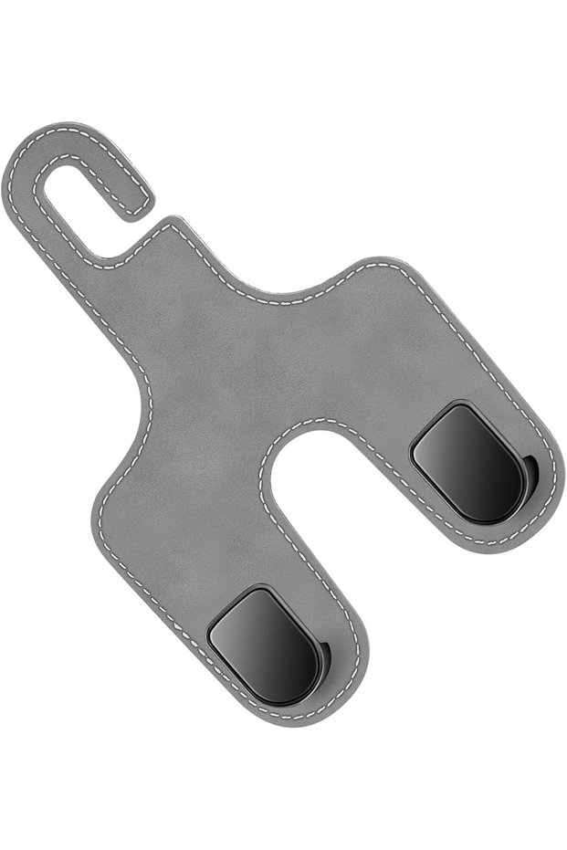 Universal Car Seat Headrest Hooks,Double Storage Hook for Handbags,Purses,and Coats,Creative Interior Car Accessory