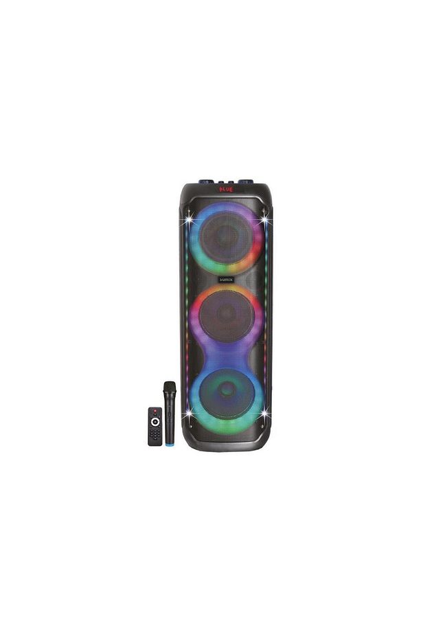 5500 Mah 8"x3 Uzaktan Kumanda ve Mikrofonlu Bluetooth Hoparlör BTS-230 - 1