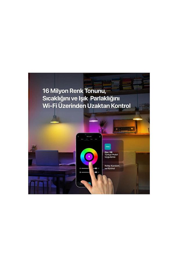 2aa01 Lumi Çok Renkli Led Wi-fi Akıllı Ampul - 3