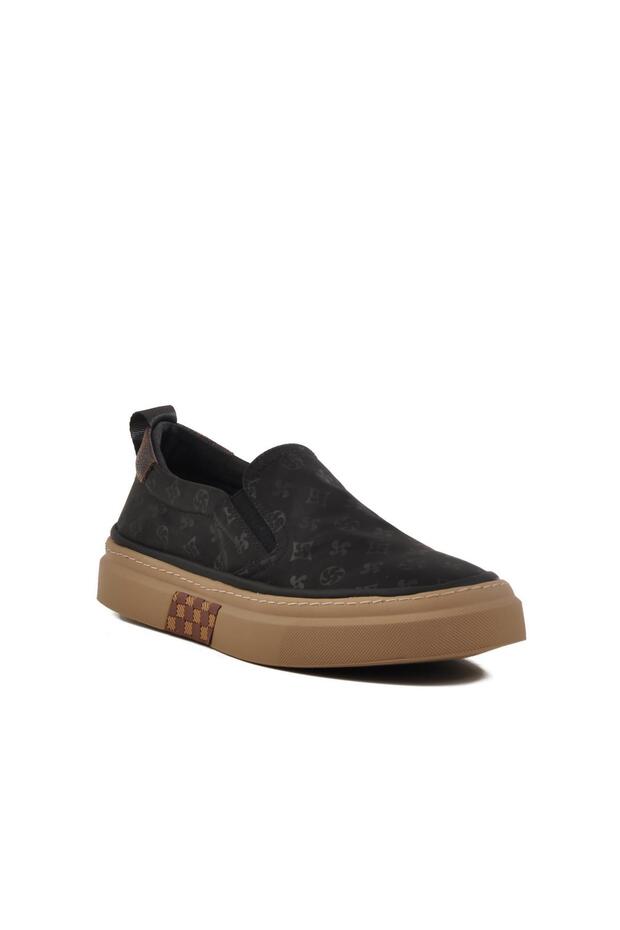 Black Lightweight Laceless Men's Casual Shoes 25Y501-6 m