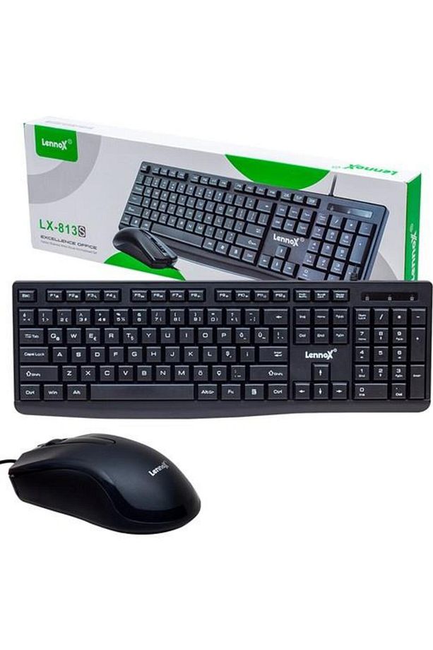 813s Kablolu Klavye Mouse Set - 1