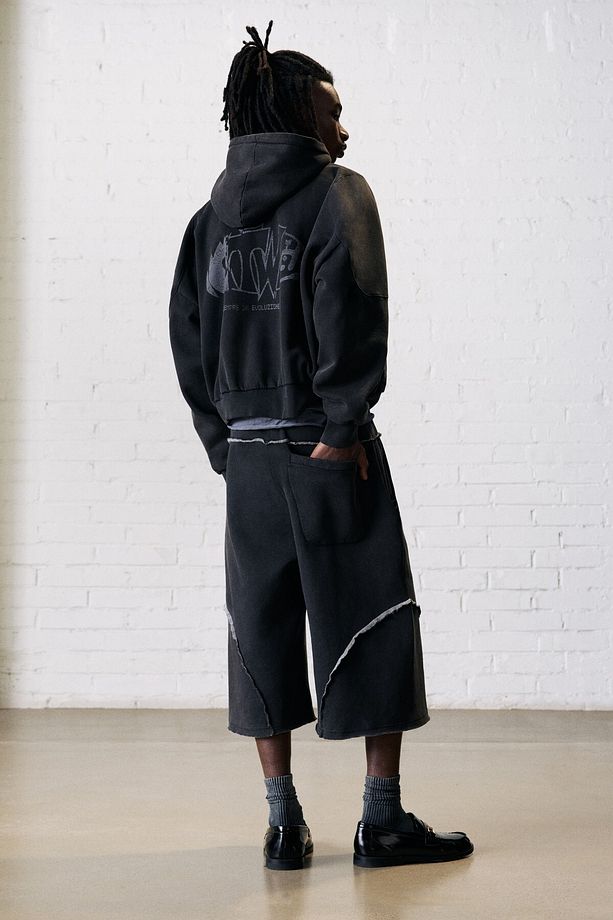 Dikiş detaylı STWD jogger bermuda - 4