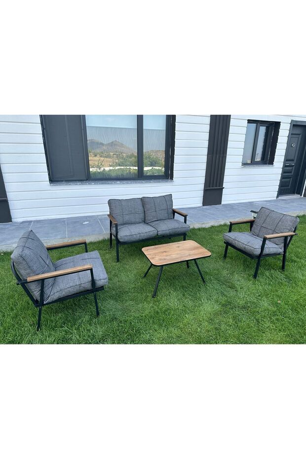 DURU 2-1-1- SEHPA HEDİYELİ , BAHÇE BALKON MOBİLYASI ,ÇAY SETİ , OTURMA GRUBU , CAFE PROJE - 2