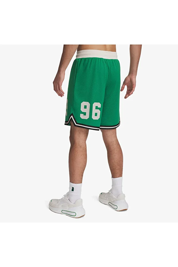 Courtside Hoops Erkek Yeşil Basketbol Şortu - 2