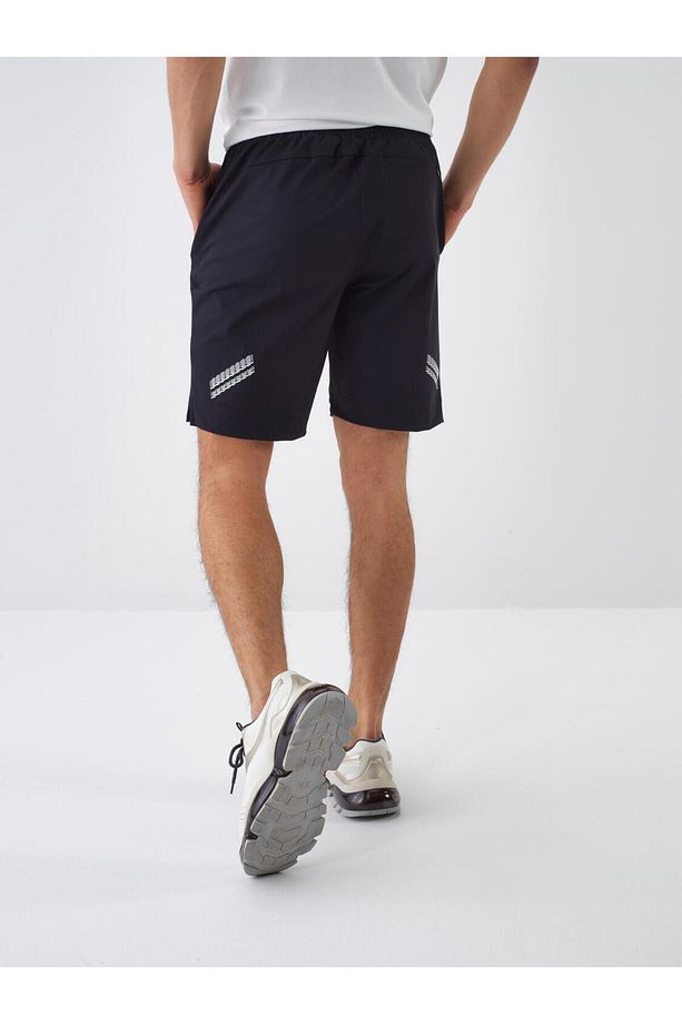 Erkek Lacivert Regular Fit Şort - 4
