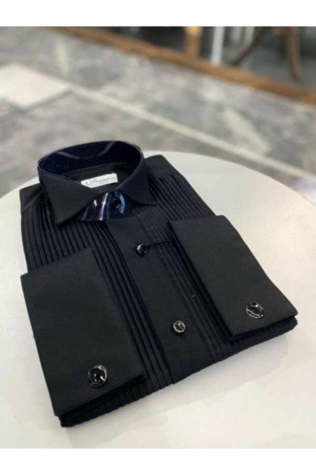 Ata Yaka Pileli Model Gömlek - 1