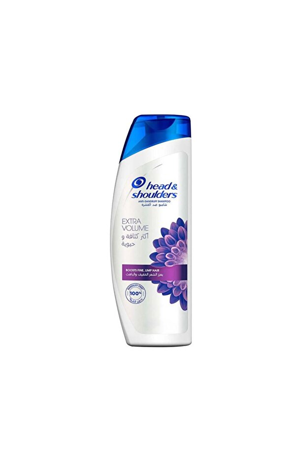 Head Shoulders Shampoo 600 ml Extra Volume 821590 --- هيد اند شولدرز شامبو أكثر كثافة و حيوية 600مل