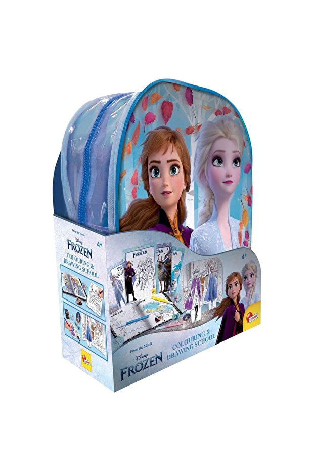 Lisciani Frozen Backpack Coloring And Drawing Kit 92925 - 1