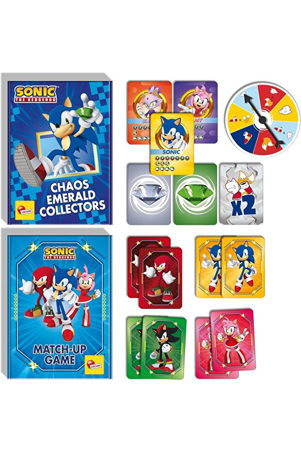 Lisciani Sonic Backpack 2 In 1 Card Games 104536 - 2