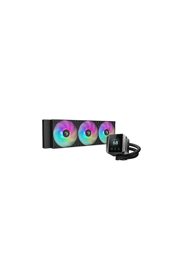 DeepCool MYSTIQUE LCD Ekranlı 360 mm ARGB İşlemci Sıvı Soğutucu - 1