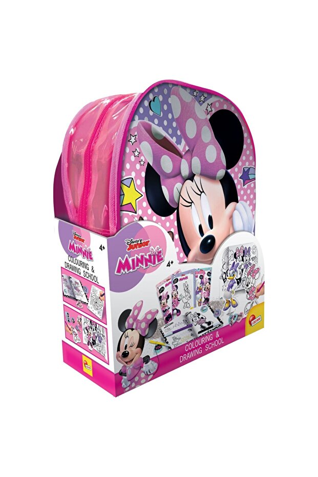 Lisciani Minnie Backpack Coloring And Drawing School 92932