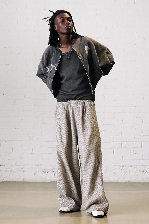 STWD boxy fit crop sweatshirt - 1