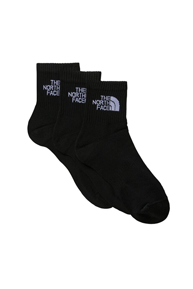 Multi Sport Cush Quarter Sock 3P 3-Pack Unisex Socks Nf0A882Gjk31 Black-Xs