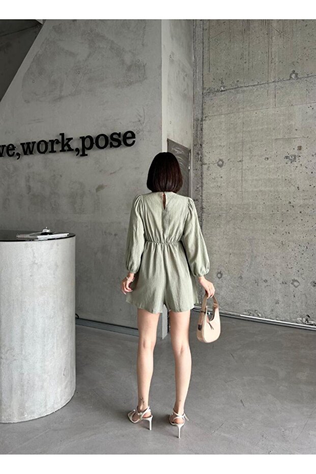 KADIN DANTELLİ ŞORT TULUM - 4