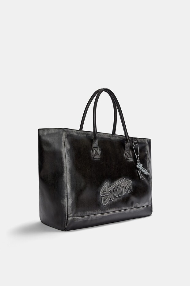 Distressed detaylı STWD tote çanta - 4
