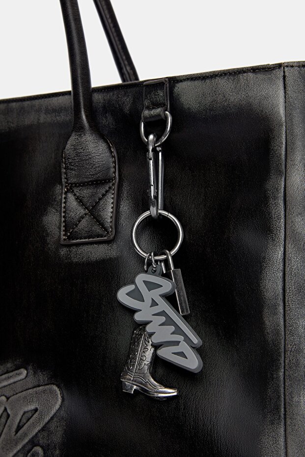 Distressed detaylı STWD tote çanta - 5