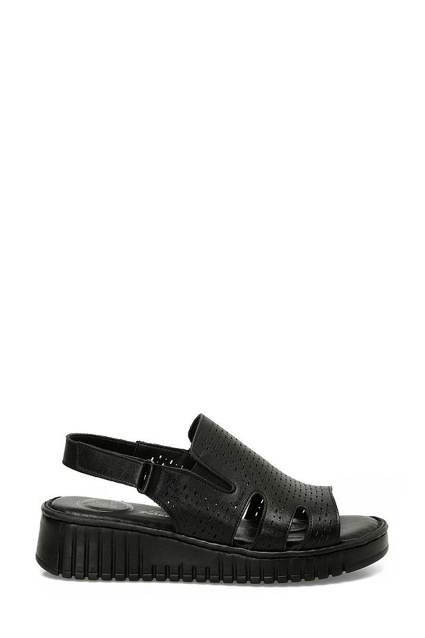 166225.Z5FX Siyah Kadın Comfort Sandalet - 1