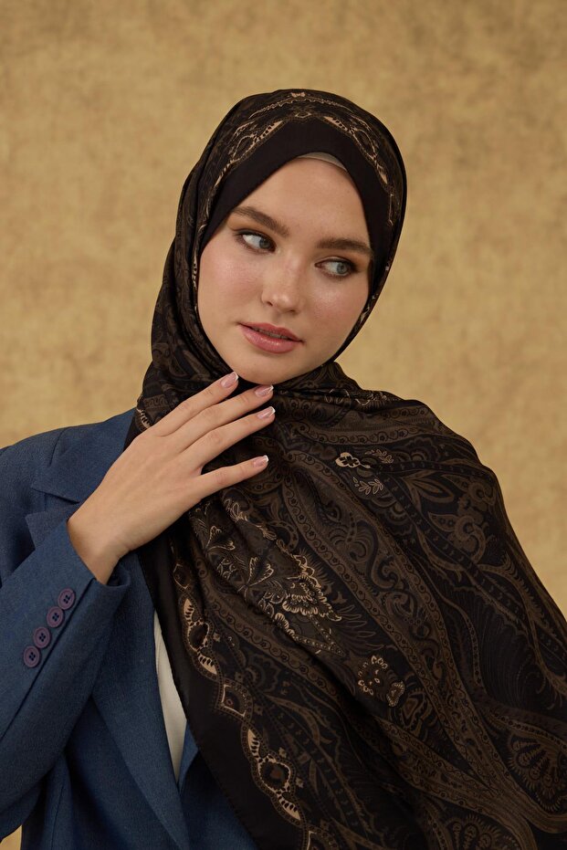 İpekhan Soft Şal Acı Kahve 3052-01 - 3