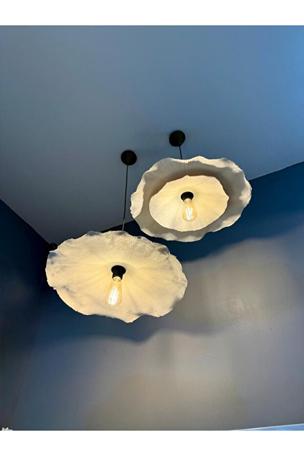 2'li Modern Avf İki Katlı Sarkıt Avize & 60 cm Avize - 2